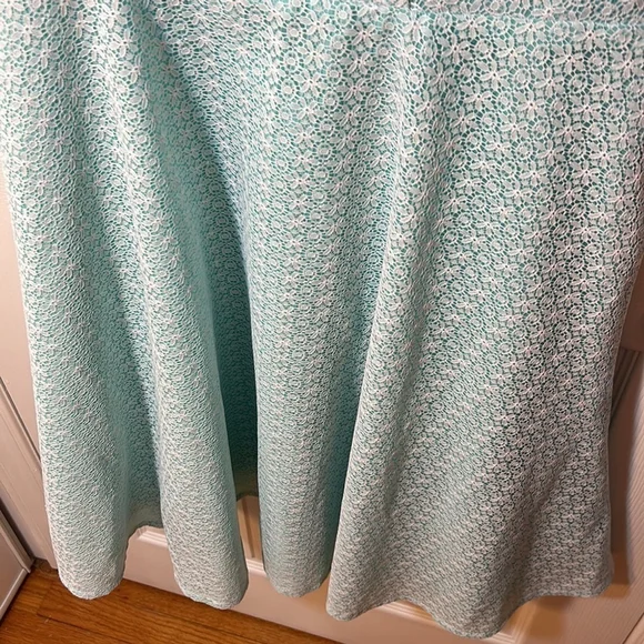Evan Picone mint lace, sleeveless midi dress fairycore Size 10 - Picture 4 of 8